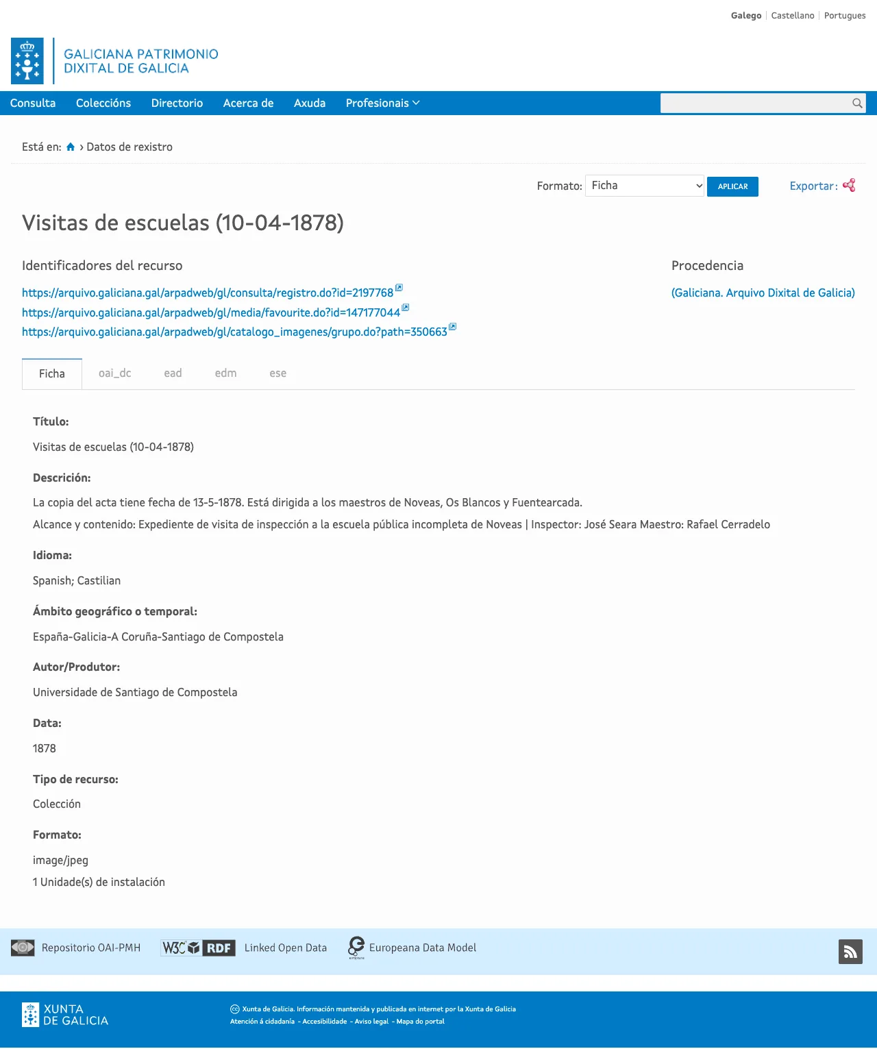 Ver la ficha del archivo: «De malísimas condiciones»